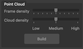 Frame density slider