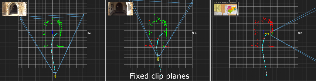 Fixed near/far clip planes
