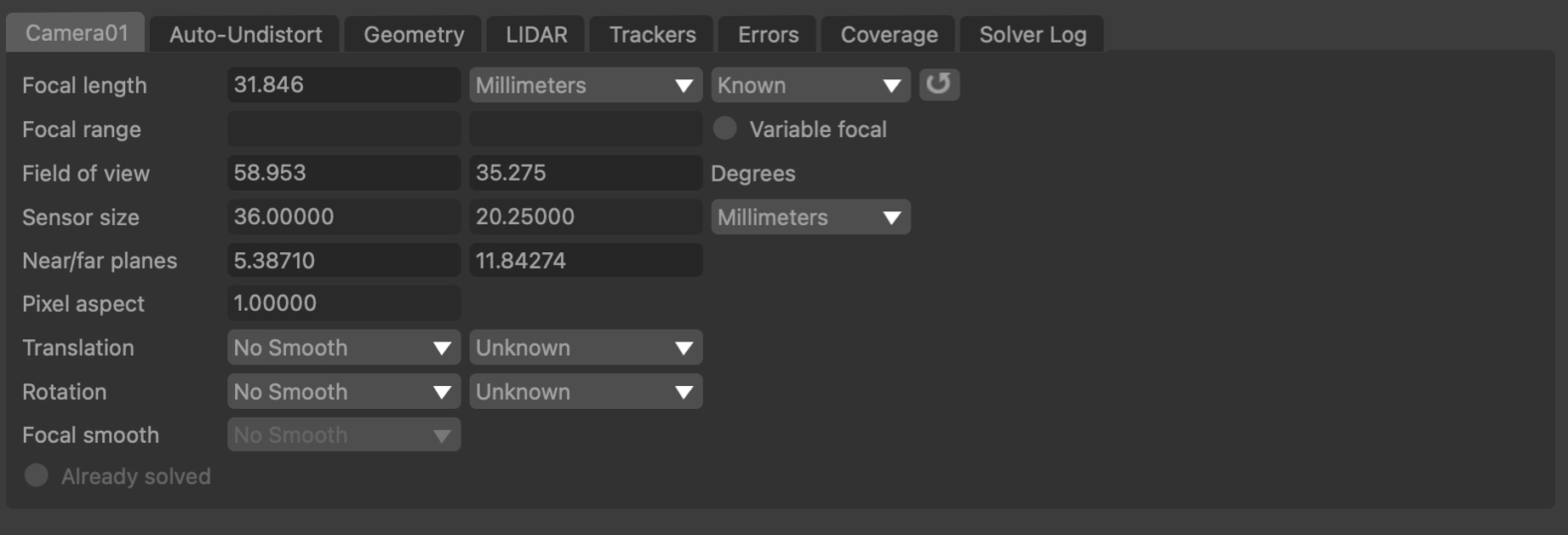 Camera Controls