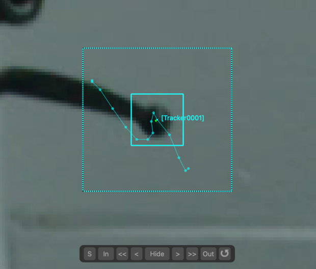 Tracker adjustment buttons