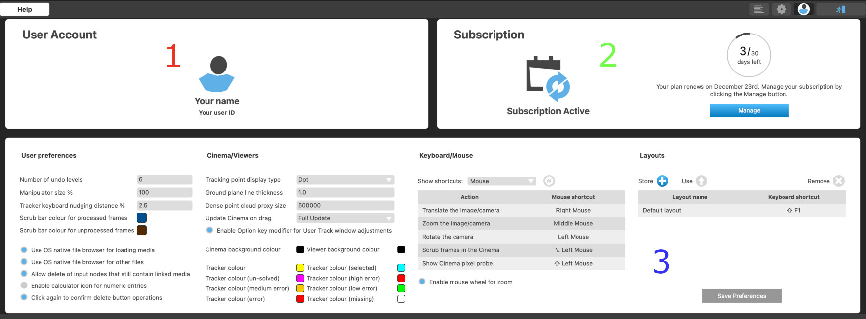 User Dashboard
