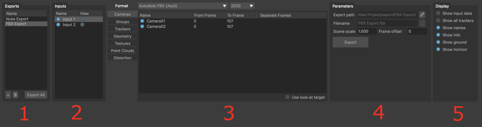 Scene Export Node