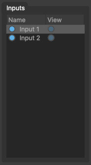 Inputs List